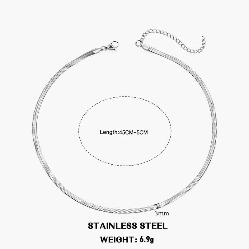 Collier Chaîne Serpent