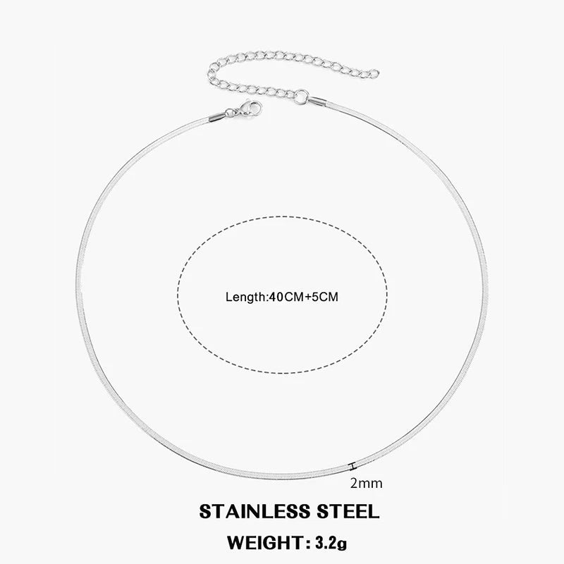 Collier Chaîne Serpent