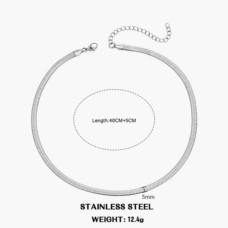 Collier Chaîne Serpent